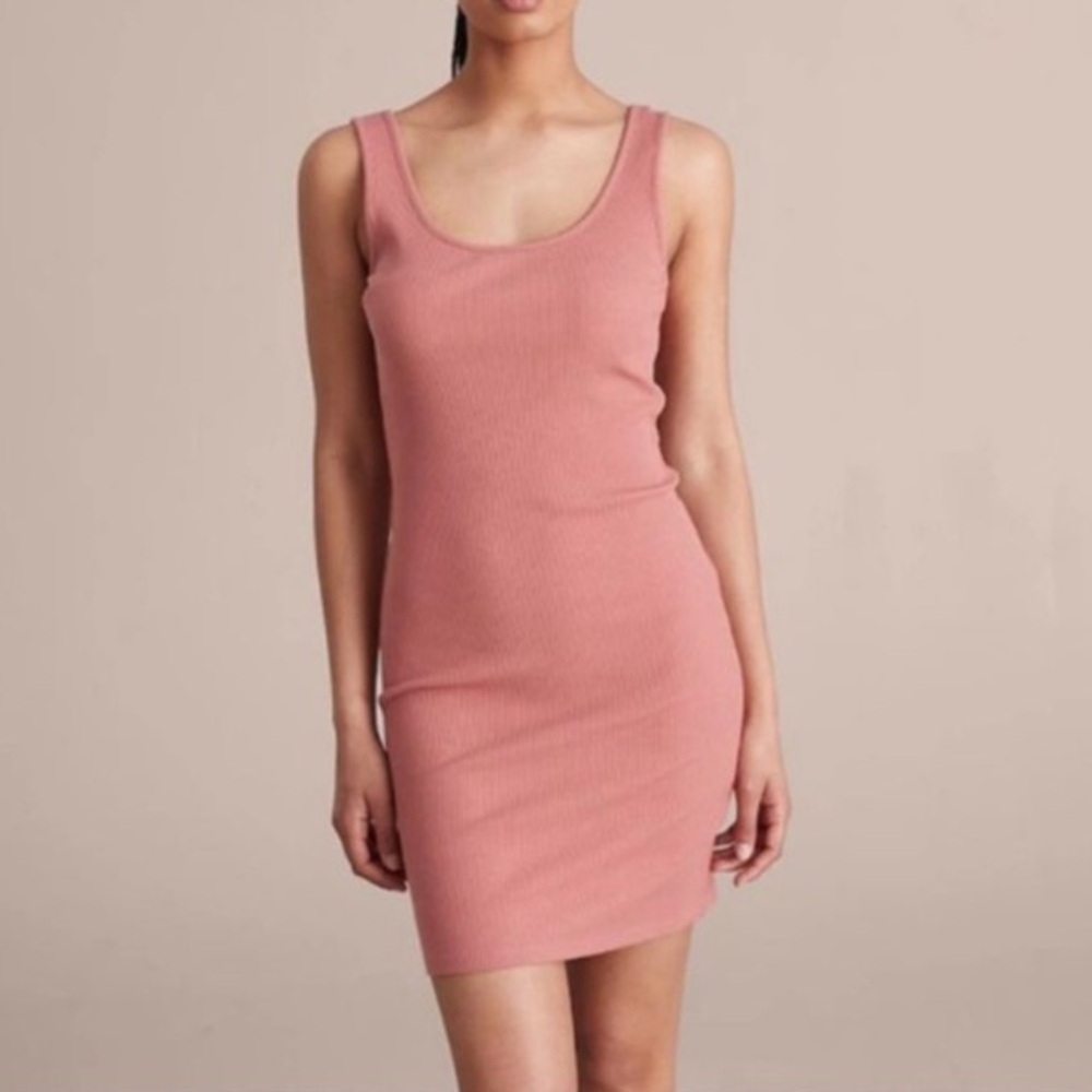 Aritzia Wilfred Free Dusty Pink Sleeveless Tank Dress Size Extra Small
